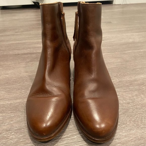 BOBBIES Paris Genuine Leather, Handcrafted in Portugal, Chelsea Boots, Brown - Picture 2 of 5